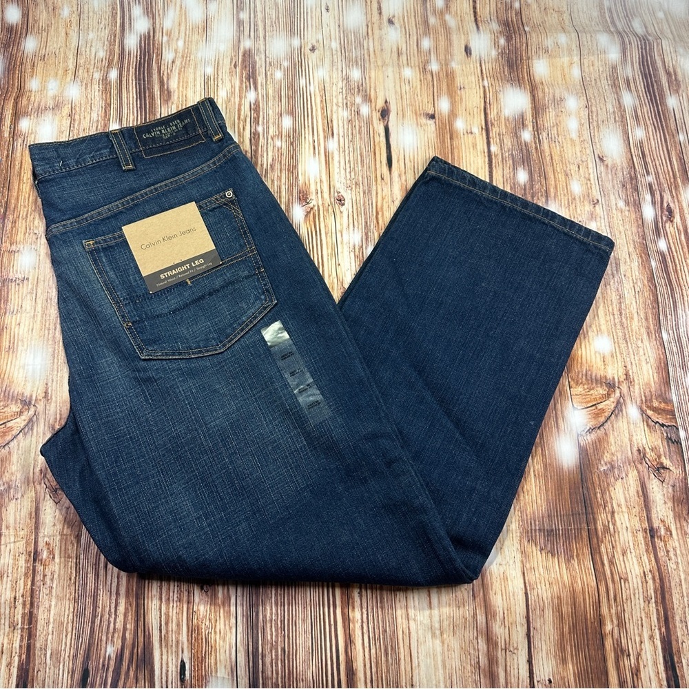 NWT Calvin Klein Men’s Straight Leg Jeans Size 36X30